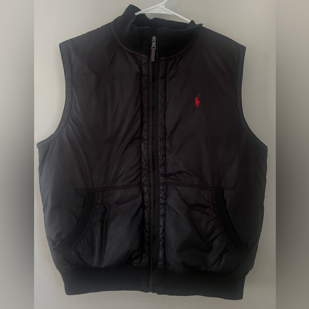 Polo Ralph Lauren Black Down Vest XL